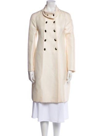 Valentino Silk Peacoat