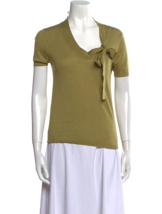 Valentino Wool V-Neck Sweater