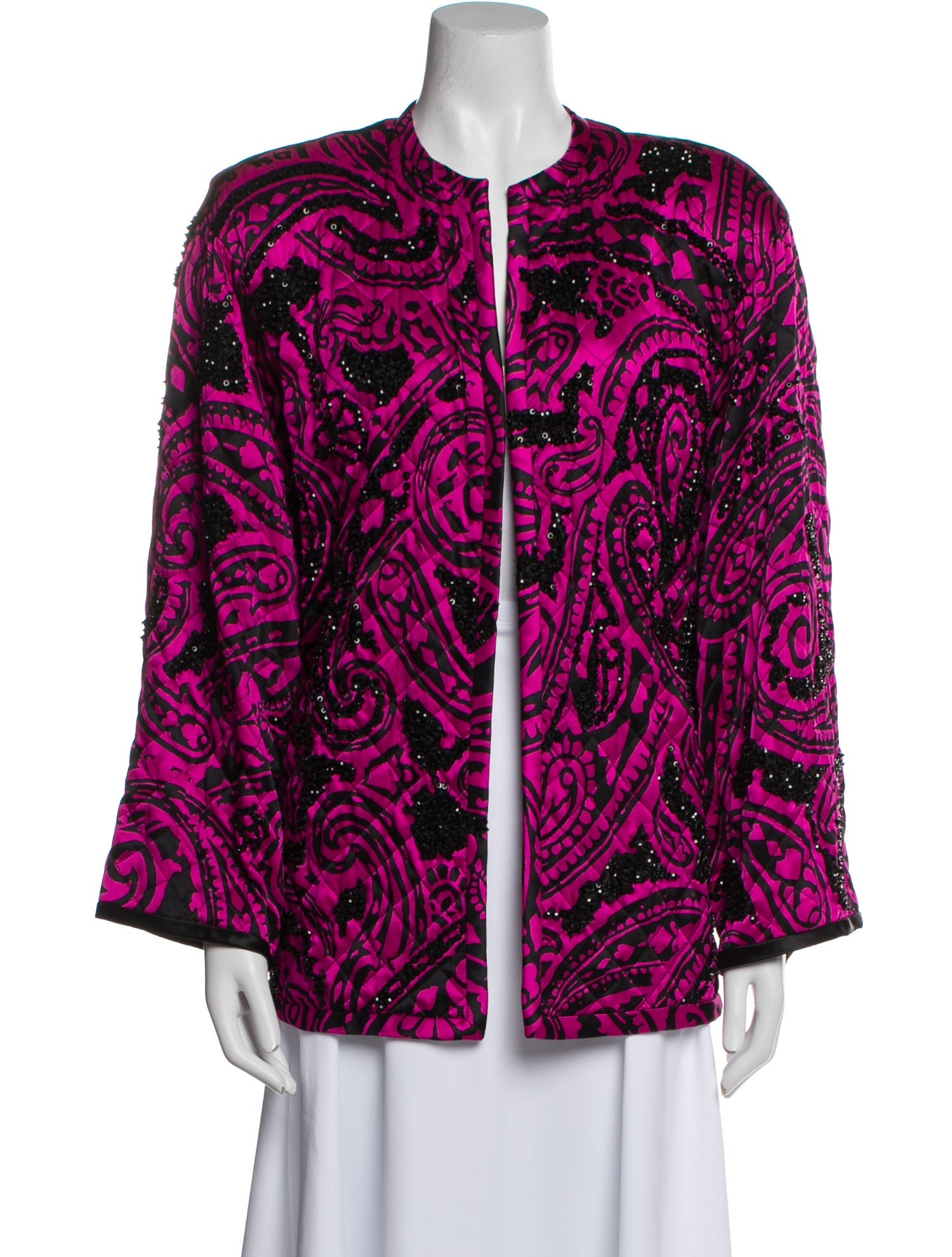 Valentino Silk Printed Evening Jacket