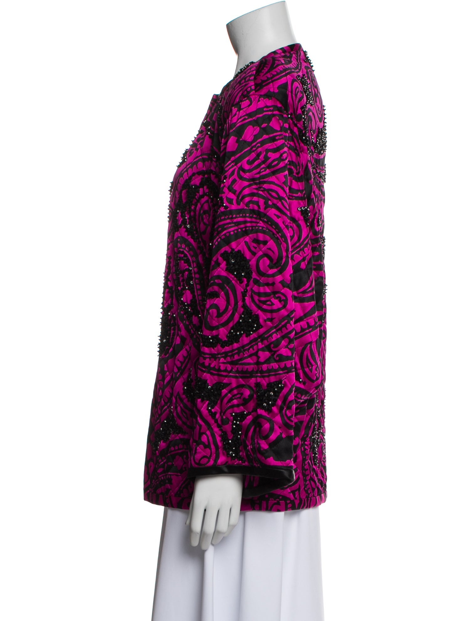 Valentino Silk Printed Evening Jacket