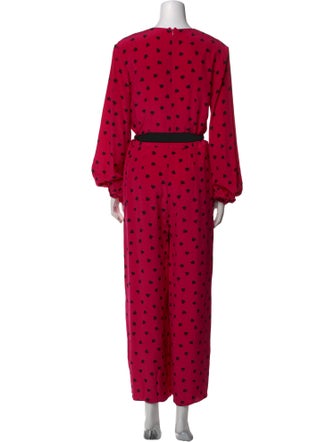 Valentino Silk Printed Jumpsuit