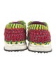 Valentino Printed Braided Accents Sneakers