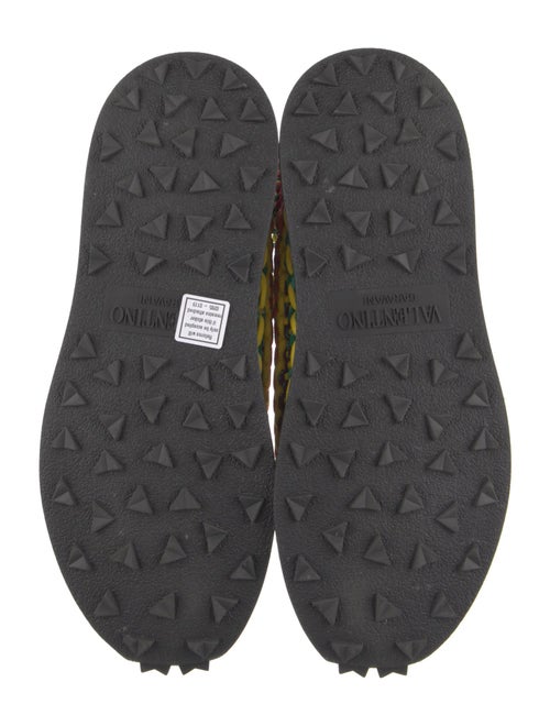 Valentino Printed Braided Accents Sneakers