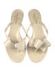 Valentino Rubber Bow Accents Slides