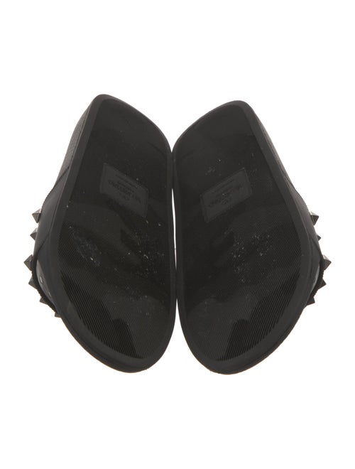 Valentino Rockstud Accents Rubber Slides
