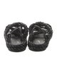 Valentino Leather Braided Accents Sandals