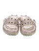 Valentino Rockstud Accents Rubber Slides