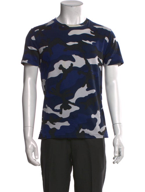 Valentino Rockstud Accents Printed T-Shirt