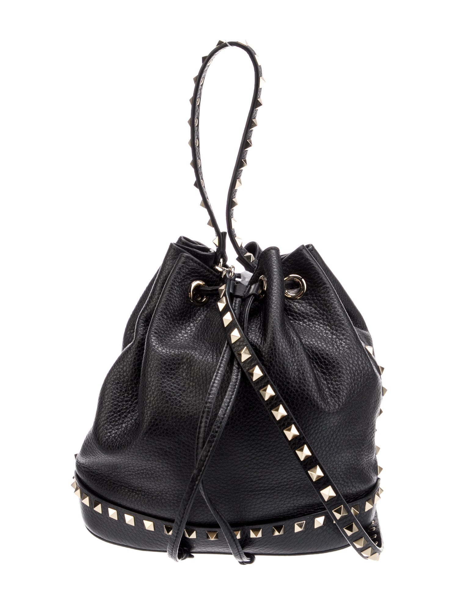 Valentino Leather Bucket Bag