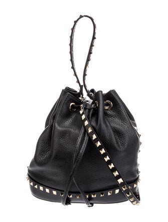 Valentino Leather Bucket Bag