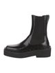 Valentino Rockstud Accents Patent Leather Chelsea Boots