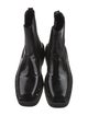 Valentino Rockstud Accents Patent Leather Chelsea Boots