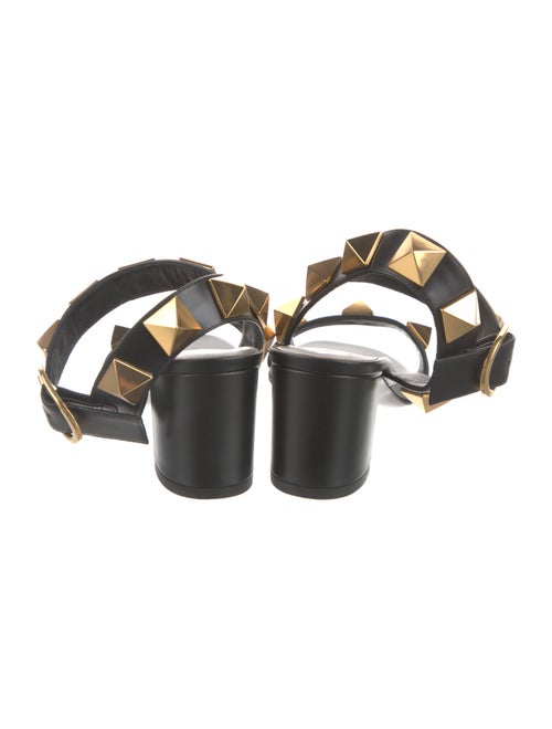 Valentino Rockstud Accents Leather Sandals