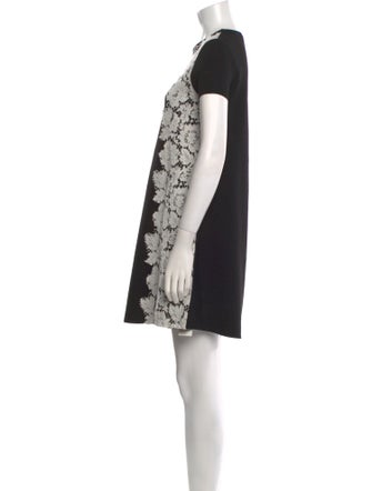 Valentino Floral Print Mini Dress