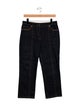 Valentino Mid-Rise Straight Leg Jeans