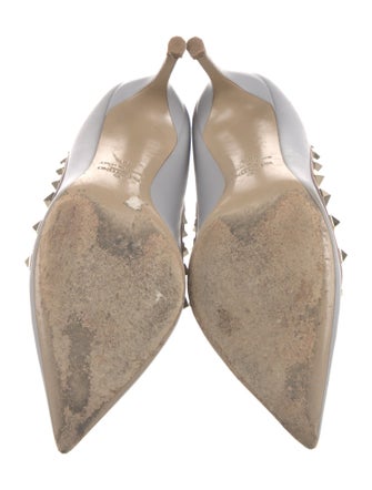 Valentino Rockstud Accents Leather Pumps