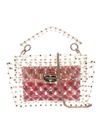 Valentino Rockstud Spike Top Handle Bag