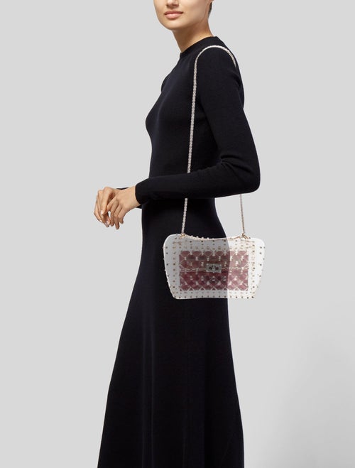 Valentino Rockstud Spike Top Handle Bag