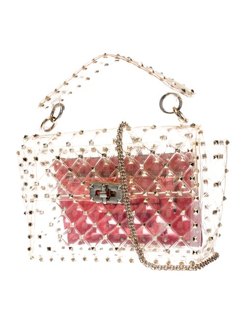 Valentino Rockstud Spike Top Handle Bag