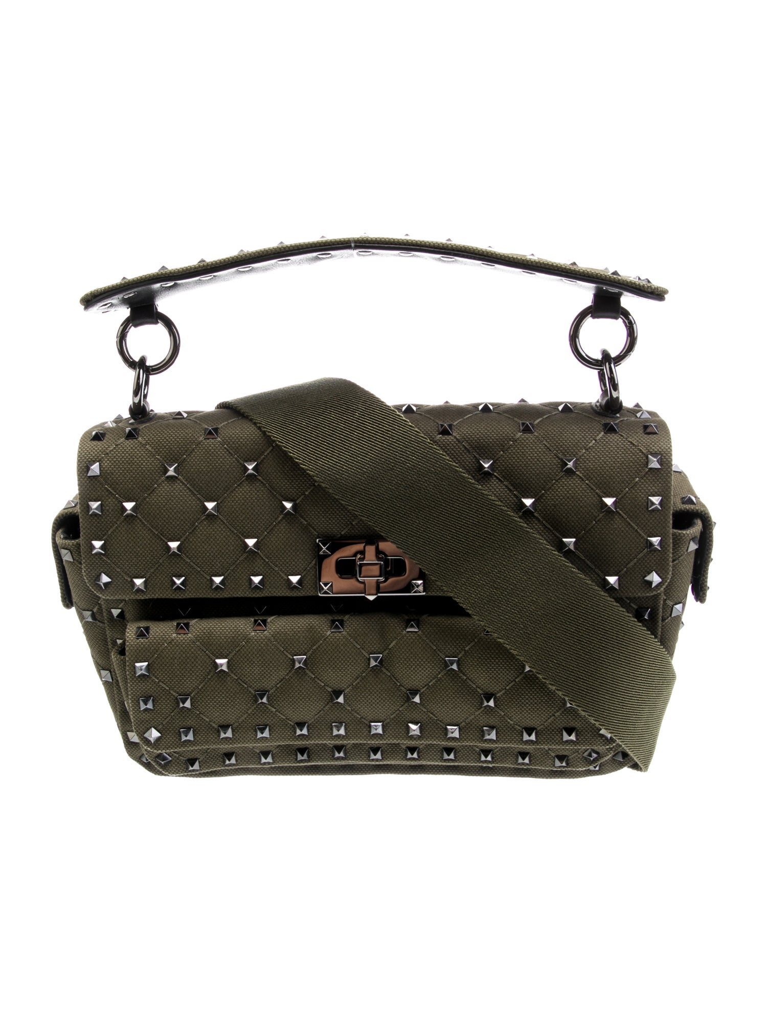 Valentino Rockstud Spike Messenger Bag