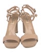 Valentino Rockstud Accents Leather Sandals