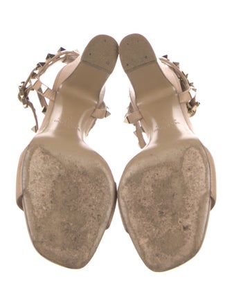 Valentino Rockstud Accents Leather Sandals