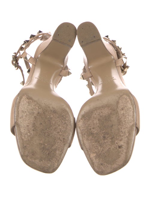 Valentino Rockstud Accents Leather Sandals
