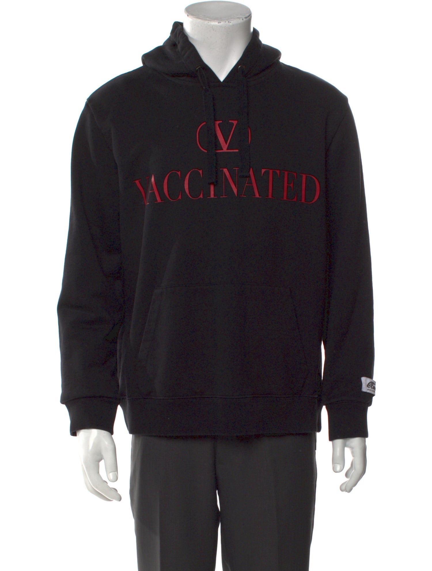 Valentino Graphic Print Crew Neck Hoodie