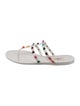 Valentino Rockstud Accents Rubber Slides