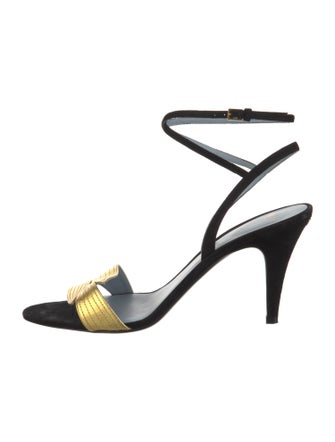 Valentino Rockstud Accents Leather Sandals