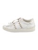 Valentino Rockstud Accents Leather Sneakers