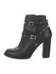 Valentino Rockstud Accents Leather Boots