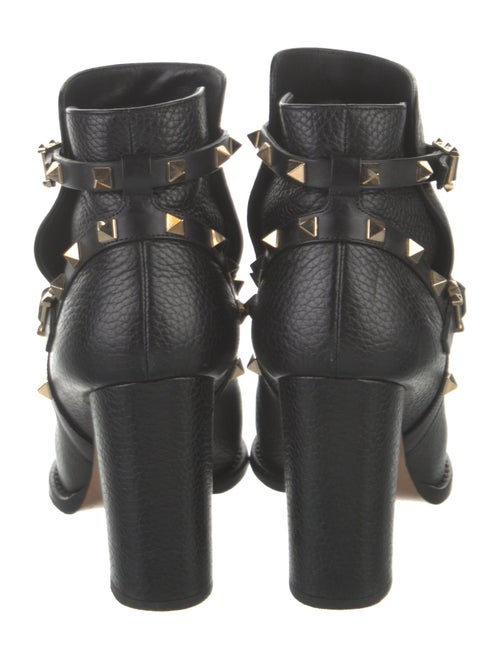 Valentino Rockstud Accents Leather Boots