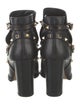 Valentino Rockstud Accents Leather Boots