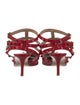 Valentino Rockstud Accents Patent Leather T-Strap Pumps
