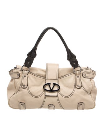 Valentino Leather Top Handle Bag