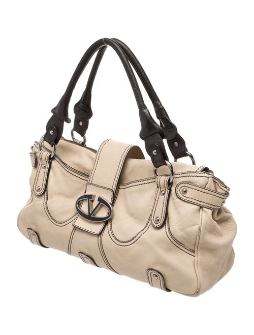 Valentino Leather Top Handle Bag