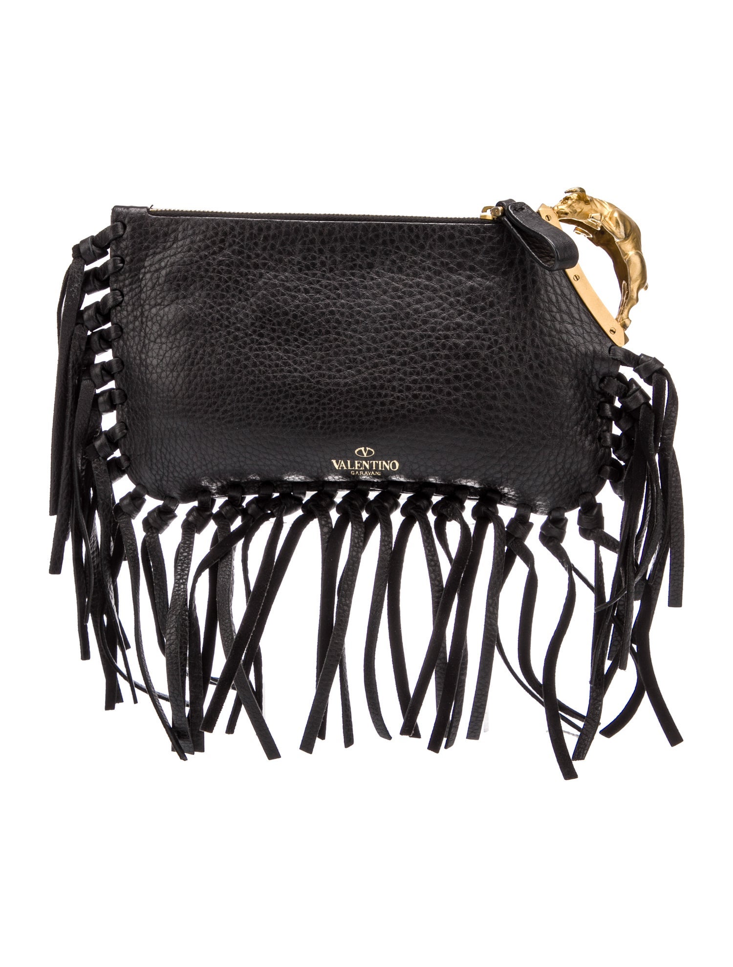 Valentino Leather Clutch