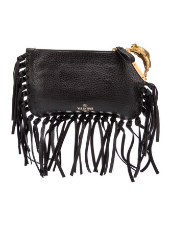 Valentino Leather Clutch