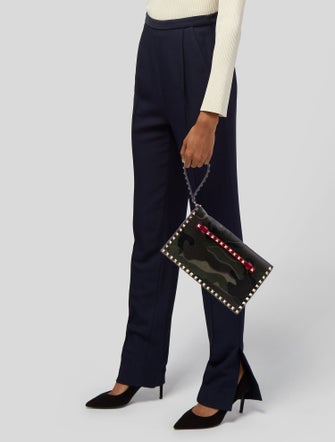 Valentino Rockstud Clutch