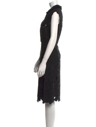 Valentino Lace Pattern Knee-Length Dress