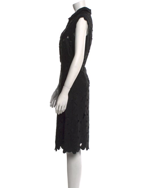 Valentino Lace Pattern Knee-Length Dress