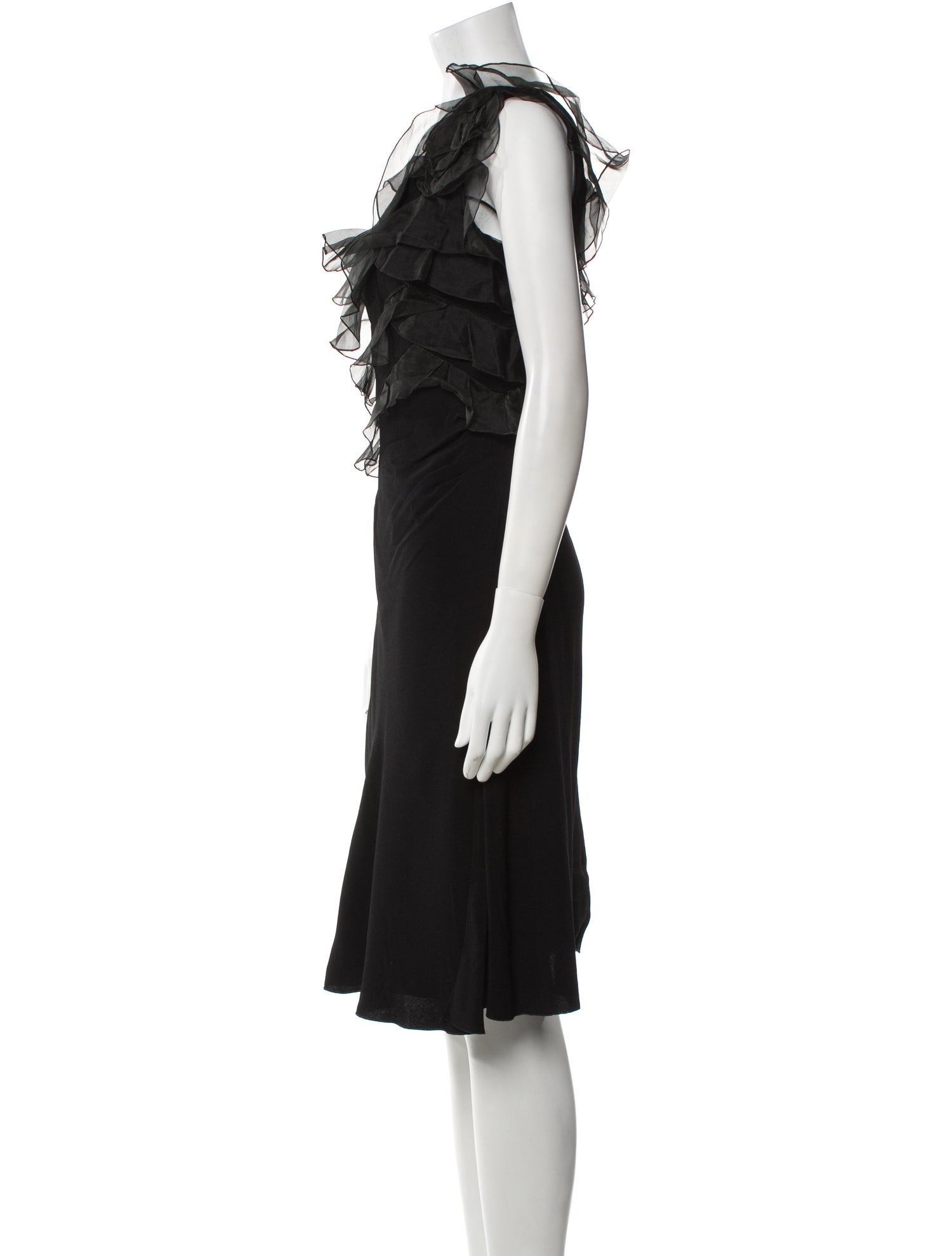 Valentino One-Shoulder Knee-Length Dress w/ Tags