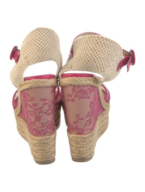Valentino Lace Lace Pattern Espadrilles