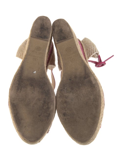 Valentino Lace Lace Pattern Espadrilles