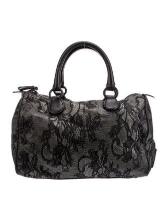 Valentino Lace Top Handle Bag