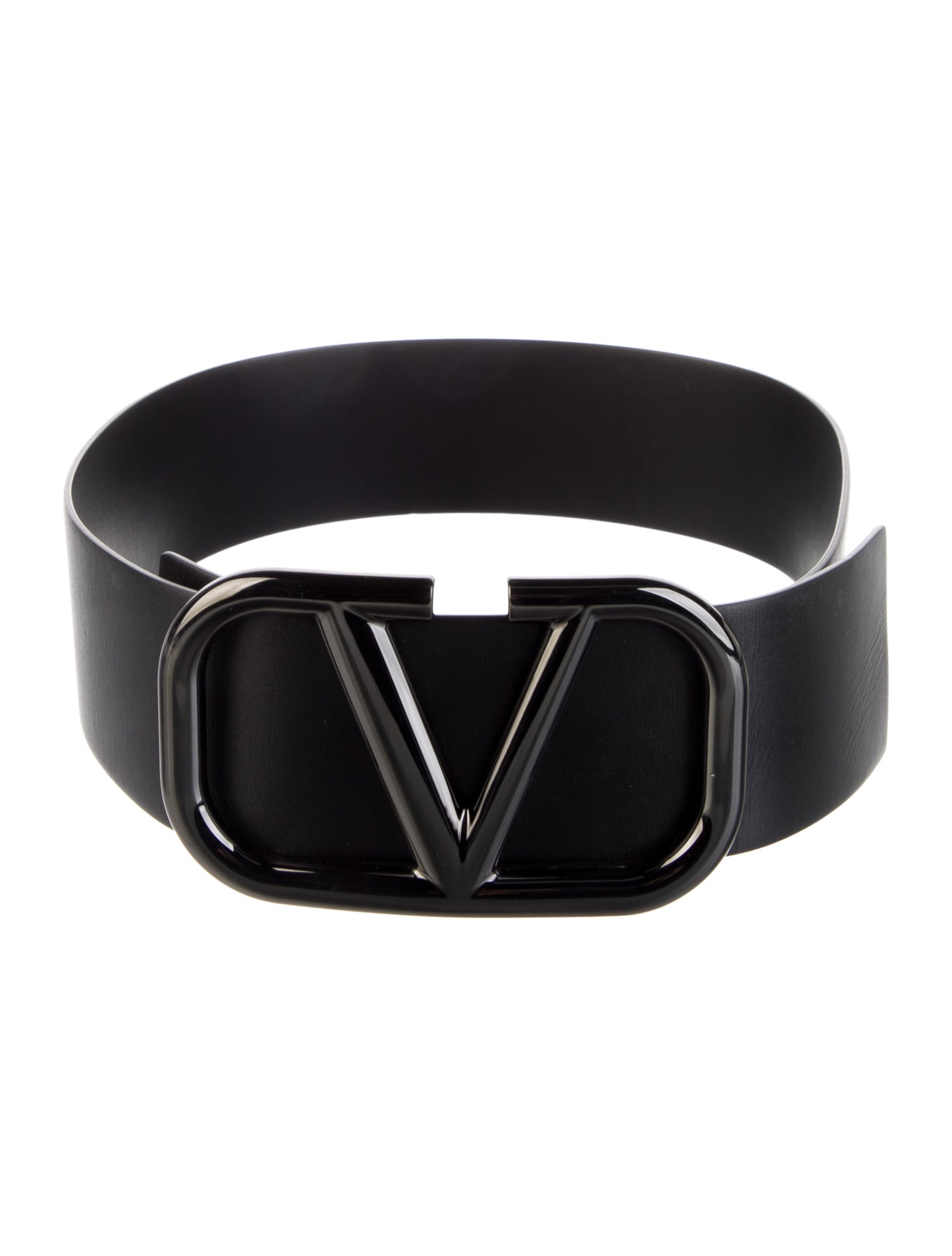 Valentino Wide Leather Belt