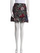 Valentino Floral Print Mini Skirt