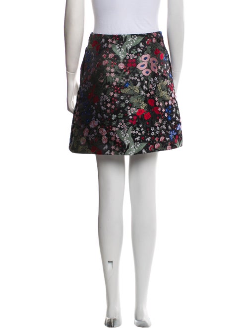 Valentino Floral Print Mini Skirt