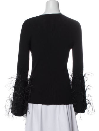 Valentino Crew Neck Long Sleeve Top